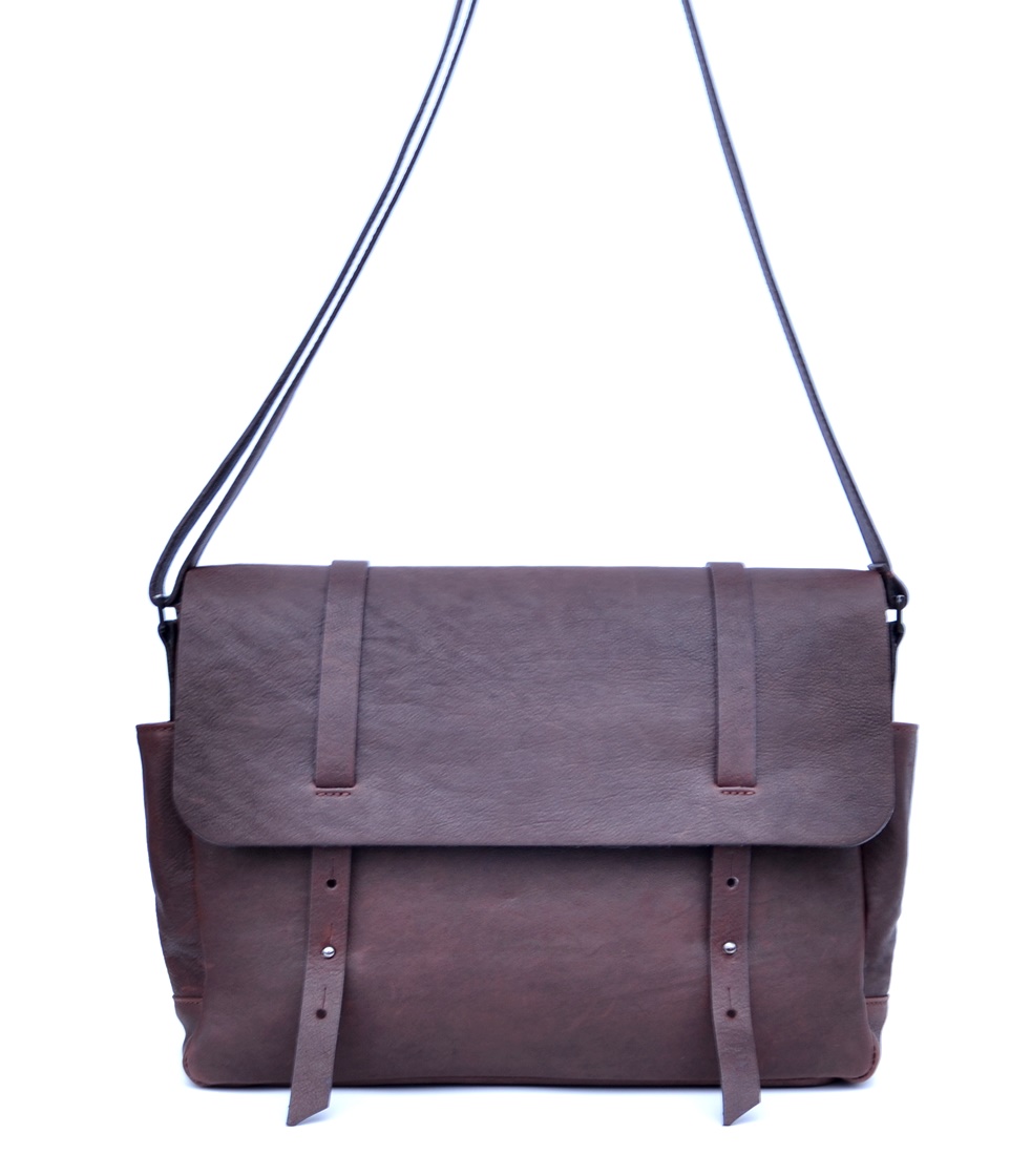 ROYALZ 'Oregon' borsello tracolla in pelle per uomo piccola borsa vero cuoio stil vintage